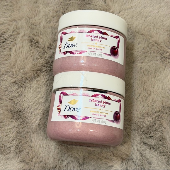 Dove Other - 2 Dove Frosted Plum Berry Body Scrub - Limited Edition - New